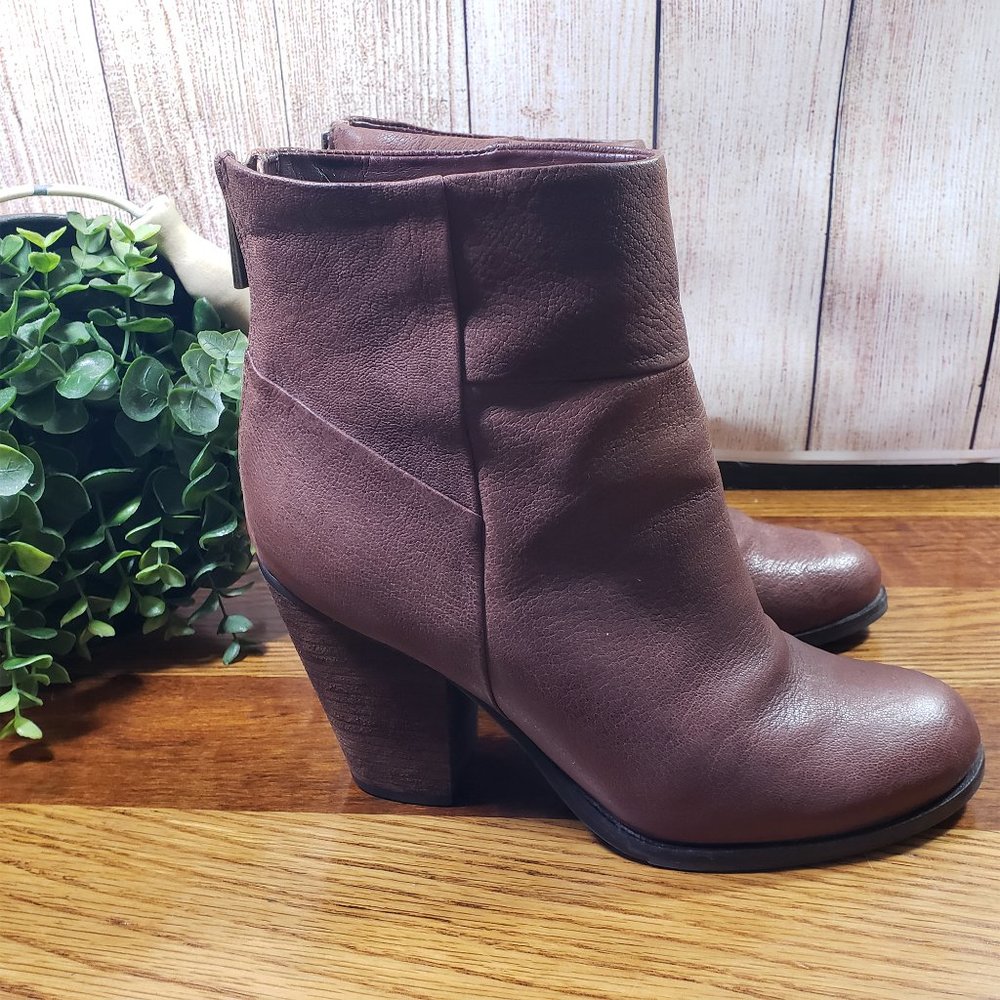 ARTURO CHIANG Women's Size 7 Brown At-Hadley Ankle Boots - Picture 5 of 12
